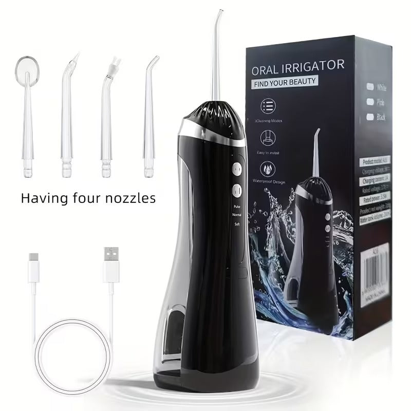 HydroClean Pro Water Flosser - Cordless & Rechargeable